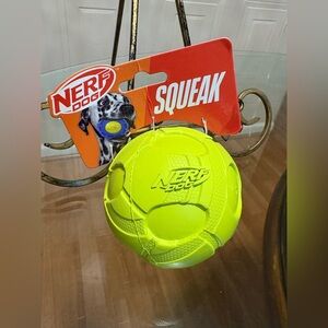 Nerf Dog ~ 3.3/4'' Squeaker Ball for Medium to Large Dogs With Durable Rubber